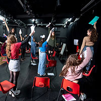 Drama and Theatre A level, this link will take you to the course details