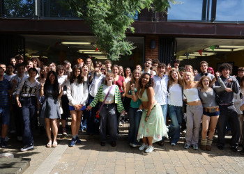 BHASVIC students celebrate receiving their results