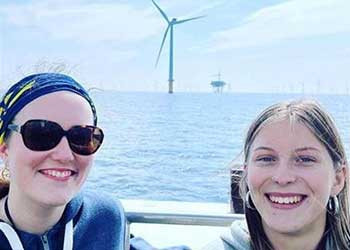 The A2 Environmental Science students got to experience the mighty turbines of the Offshore Rampion Wind farm, this image links to the news item