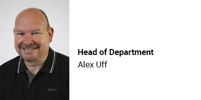 Head of Department Alex Uff