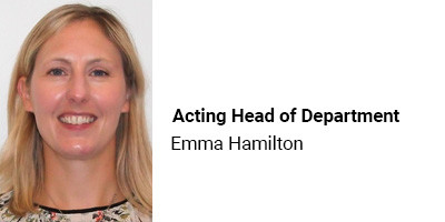 Emma Hamilton Acting HoD