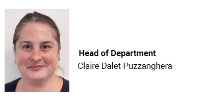 Head of Department Claire Dalet-Puzzanghera
