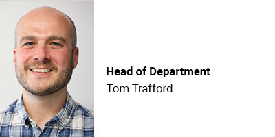 Head of Department Tom Trafford 