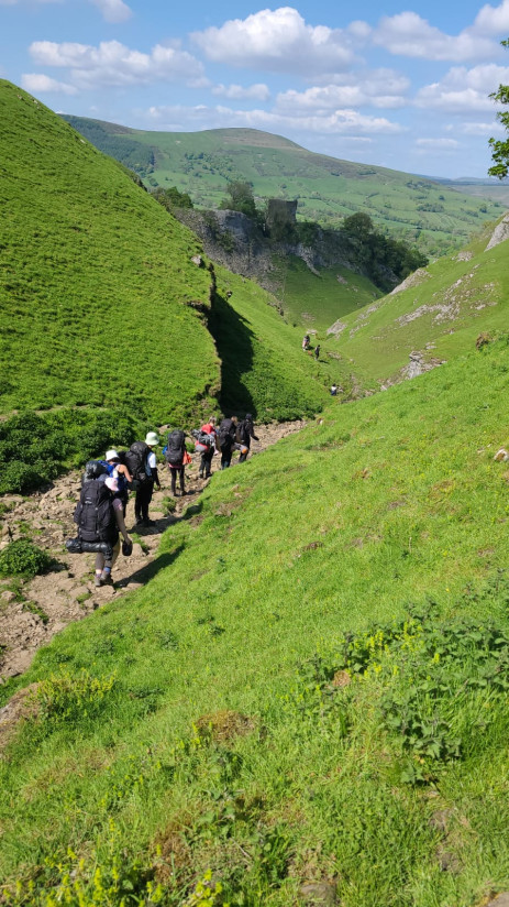 64 students have just completed their first DofE weekend in the Peaks