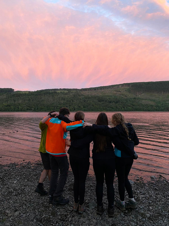 Students in the Lake District completing their Gold DofE Expedition