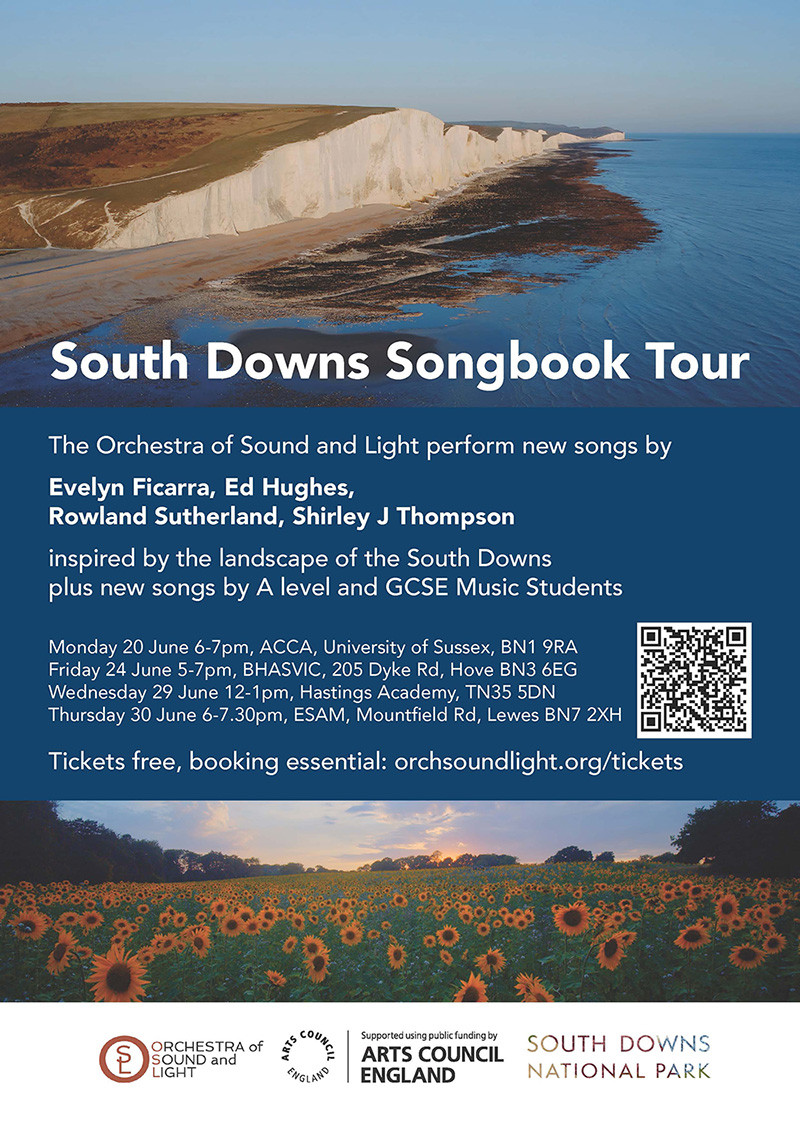 South Downs Songbook Tour poster
