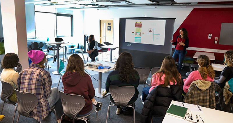 Flourish Mentors gave an anxiety management workshop