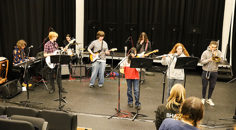 Christmas Concert Rehearsal