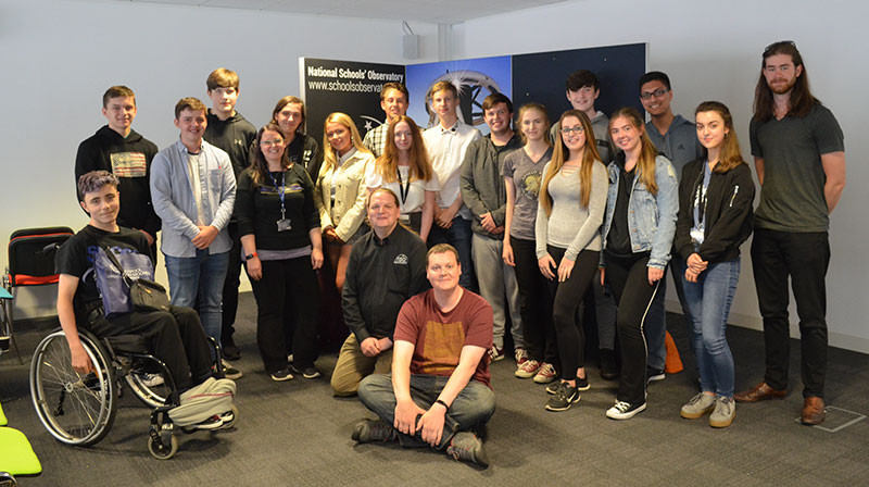 Astrophysics Work Experience group photo