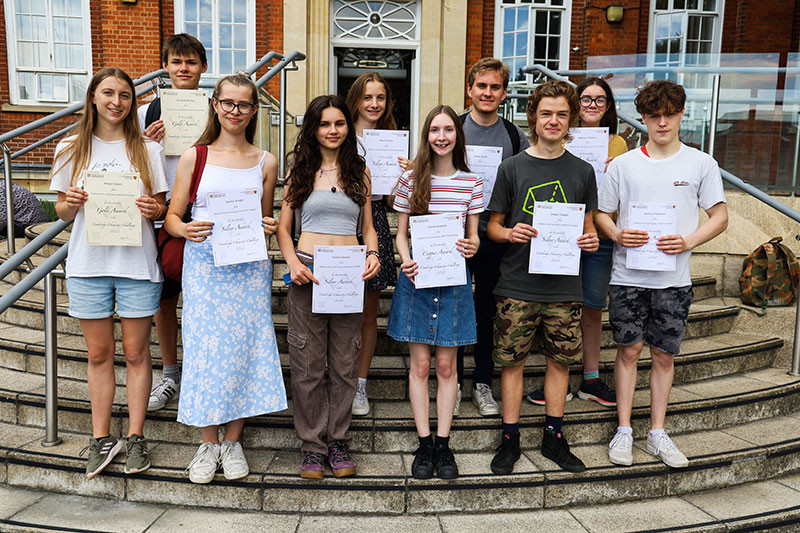 Some of our candidates are pictured with their certificates