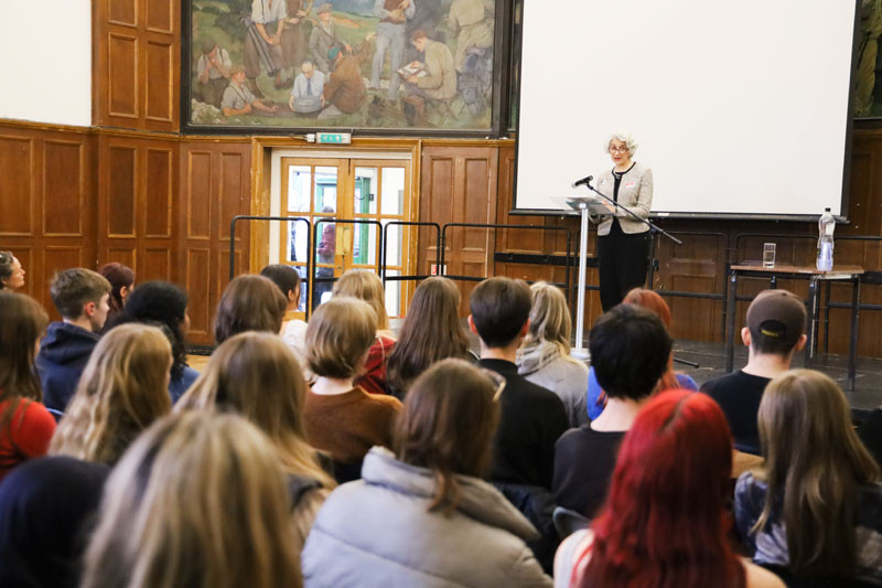 Lady Vivian Rose talks to students from the whole college community about her role at the Bar and her career path from the Government Legal Service to the judiciary and her appointment as a Justice of the UK Supreme Court.