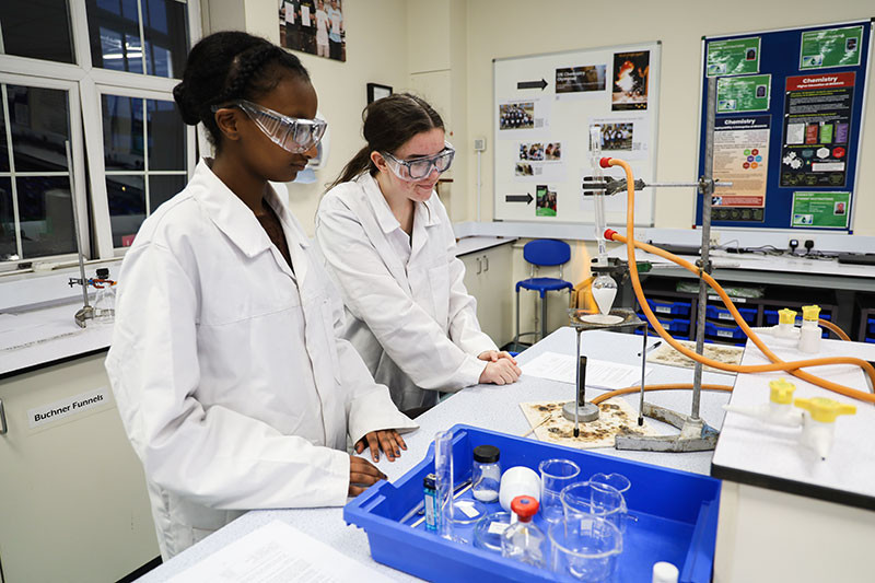 Bemnet and Bethany get the right balance during their refluxing.