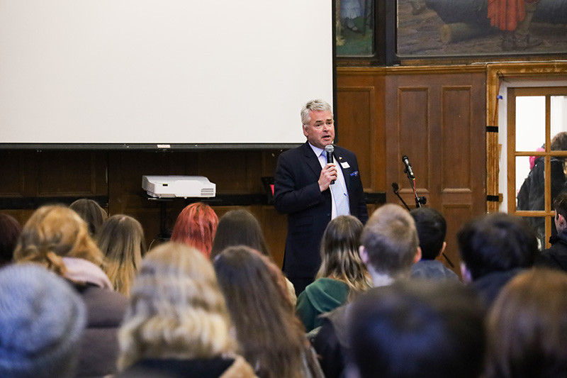 Tim Loughton MP for East Worthing and Shoreham visits BHASVIC