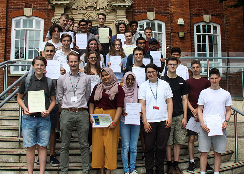 Cambridge Chemistry Challenge Success, group photo