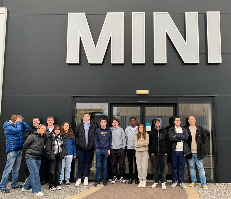 Business visit to the BMW Mini factory