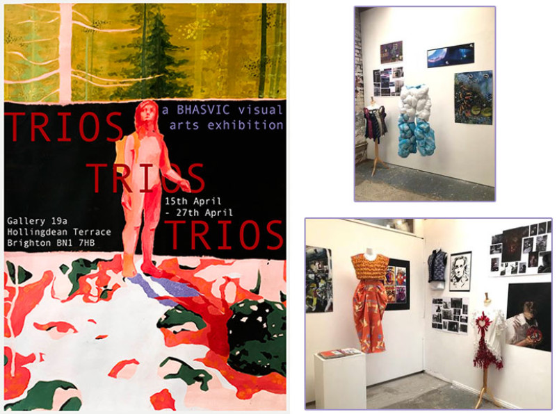 BHASVIC Visual Arts students have curated an exhibition at Gallery 19A in Hollingdean